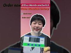 Flat Membrane Keypad -30C- 80C Temperature Range with Insulation Resistance 100MΩ