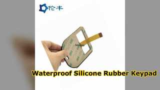 Water Resistant Silicone Rubber Keypad Custom Solutions