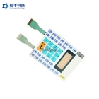 Tactile Two Tails Waterproof Membrane Touch Switch With LCD Window