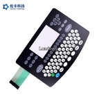 LCD Window Custom Made LED Membrane Switch 3M468 With Backlight