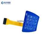 OEM Metal Dome Membrane Switch , 1.0mm Pitch Metal Dome Tactile Switch