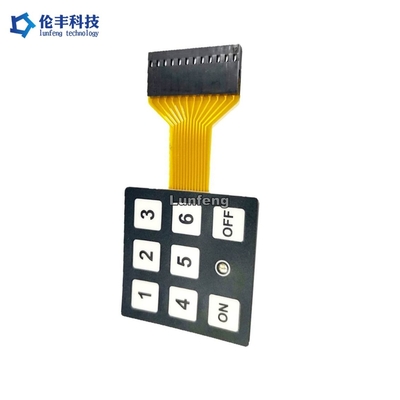 Good price Customizable 3v / 3.3V Driver Voltage Membrane Switch with Screen Printing online