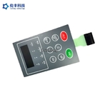 LED Tactile Membrane Switch Keypad , Black LCD Window Metal Dome Tactile Switch