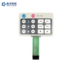 Customized Design LED Membrane Switch , Embossed Keys LED Membrane Keypad