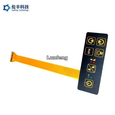 Good price Matte/Glossy Customizable Tactile Membrane Switch With Colorful Backlight and Iconic LED online
