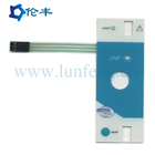 Customized LED White Membrane Keypad PVC Plastic 1mm 1.5mm