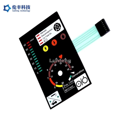 Good price 3M Adhesive Customizable LED Backlit Membrane Keypad for Different Customer Requirements online