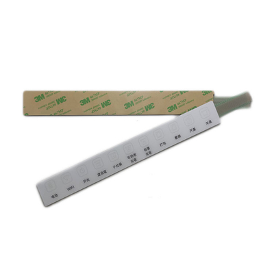 Good price Industrial White/Red/Green/Blue LED PET Membrane Switch with PVC Material and Matte/Glossy Finish online