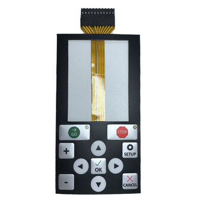 Good price Silkscreen Printing Waterproof Membrane Keypad DC 5V Voltage -30C- 80C Temperature online