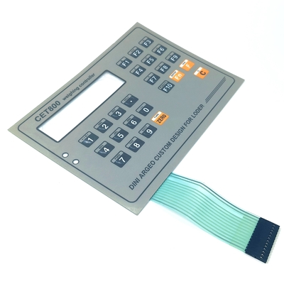 Good price Tactile Membrane Switch Keyboard With Customized Printing Technology Silk Screen Printing online