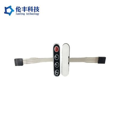 Good price 50-500g Actuation Force Plastic Membrane Switch PET Membrane Switch Easy To Clean Control Panel For Industrial Equipment online