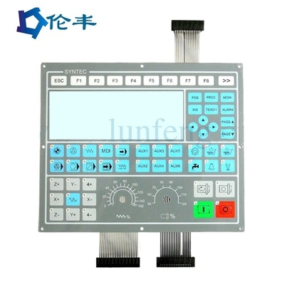 Good price Customized Matte Surface PET LED Membrane Touch Switch With White Red Green Blue LED online