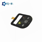 Metal Dome Silicone Rubber Keypad Membrane Switch 3M9080 Adhesive PET