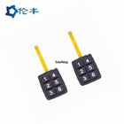 Tactile Silicone Rubber Keypad 3M9080 Matte Waterproof Non Tactile Keyboard
