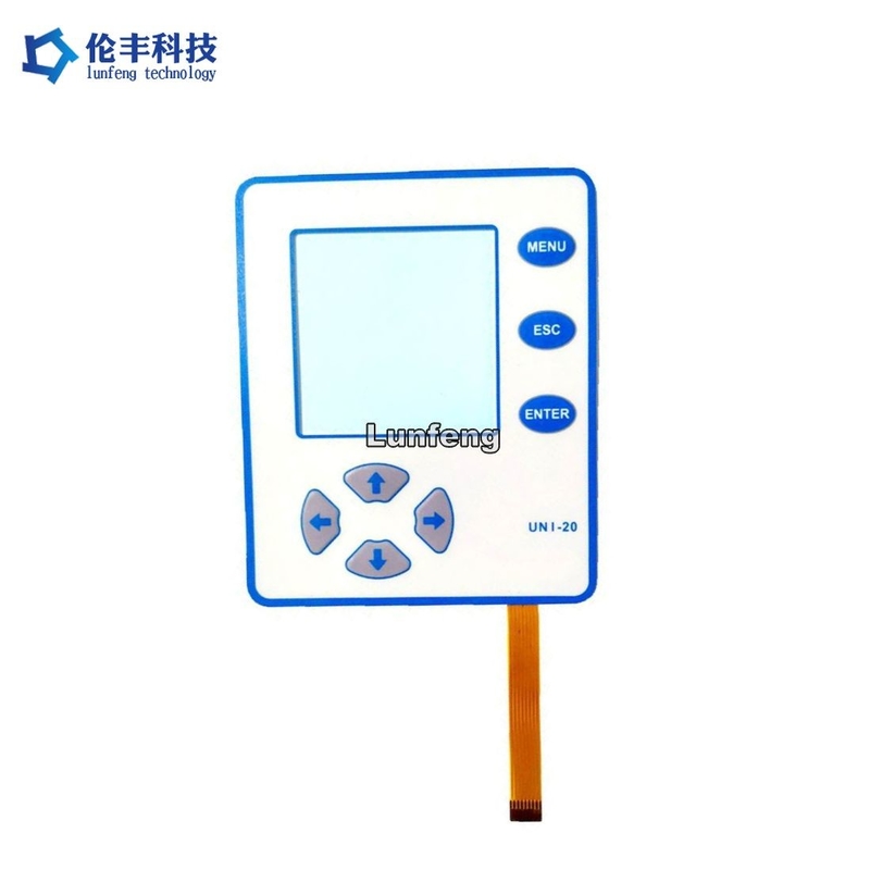Flexible Circuit And Connector Metal Dome Membrane Switch PET Polyester