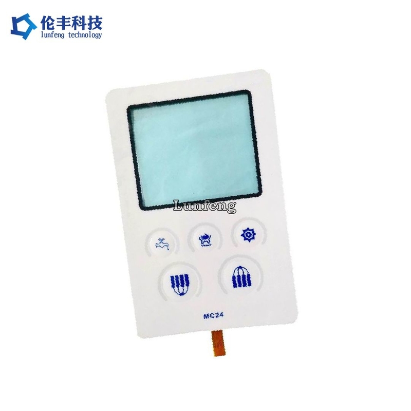 Electronics Customized Metal Dome Membrane Switch With Flexible Cable