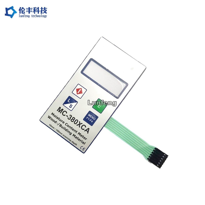Custom Membrane Switch Keypad , Moisture Content Meter PET Membrane Switch