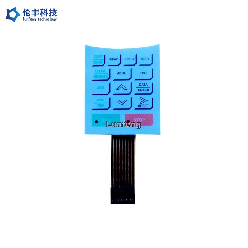 OEM / ODM Flat Membrane Switch , Custom Membrane Keyboard