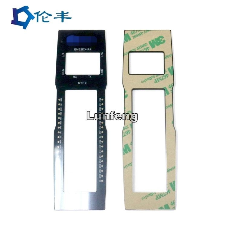 PC PVC Membrane Graphic Front Panel Overlays For Control Device