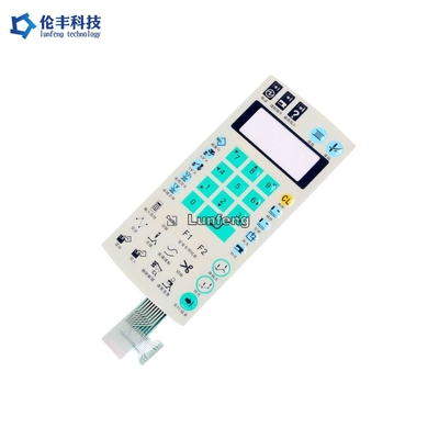 Good price GLOSSY Surface Custom Tactile Membrane Keyboard With LCD Display online
