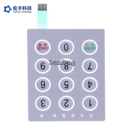 Good price Pantone PET Membrane Switch , Polyester Membrane Switch Keyboard online