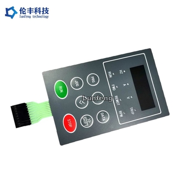 Good price Transparent Black Window LEDs Backlight Membrane Switch 0.18mm PET online