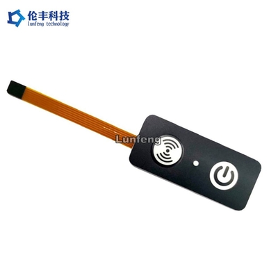 Good price Two Buttons PET Flexible Membrane Switch , RAL Tactile Metal Dome Switch online