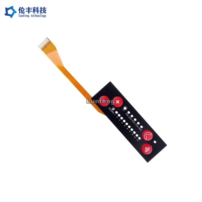 Good price 3M468 Rear Adhesive LED Membrane Switch Tactile Keypad FPC Cable online