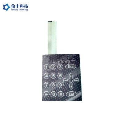 Good price Self Adhesive Flat Membrane Keyboard , Membrane Switch Keyboard OEM ODM online