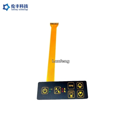 Good price PET 0.188mm Flat PET Membrane Switch FPC Circuit Matte Surface online