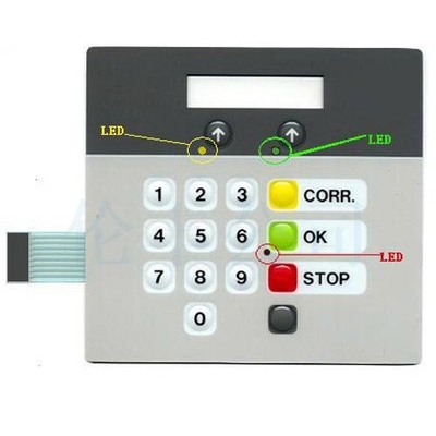 Good price PET White Membrane Keypad With LED IP65 Protection Level online