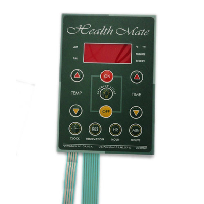 Membrane Key Type LED Keypad in Green Color IP65 Protection