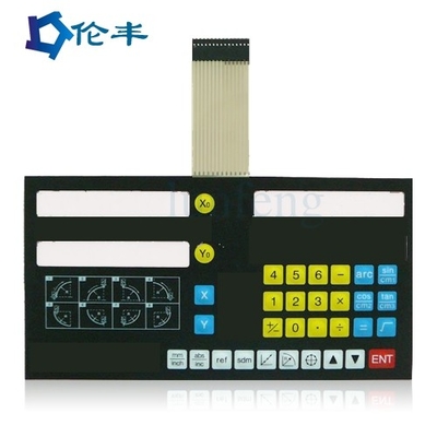 Good price Green LED Membrane Keypad 1mm 1.5mm Pitch  Plastic online