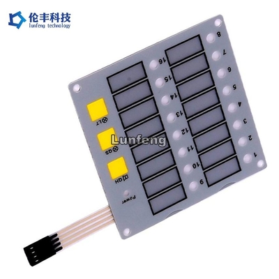 Good price Humidity 40C Waterproof Membrane Keypad with Customizable Key Number and Consumption online