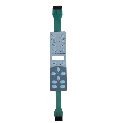 Flat Membrane Switch -30C- 80C Temperature Range PET/PC/PVC Material for Agricultural Machinery