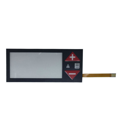 Contact Resistance 100mΩ Flat Membrane Switch -30C- 80C Life Expectancy 1 Million Cycles for Industrial Control Systems