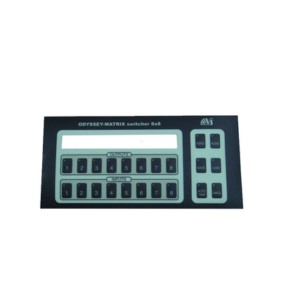 Customized LED Membrane Keypad with PVC Key Type and Green LED Color