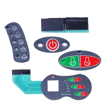Long Lifespan Flat Membrane Switch With Insulation Resistance 100MΩ For Industrial, Medical, Consumer Electronics