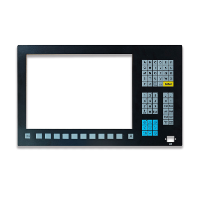 Long Lifespan PVC LED Membrane Keypad with Green LED Color IP65 Protection Level