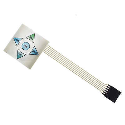 Customized PMMA LED Membrane Keypad with 2.54mm Pitch and IP65 Protection Level
