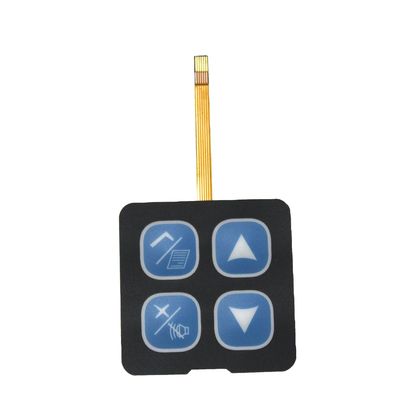 Good price Tactile Flat Membrane Switch Orange Led Color Designed for Robust Operation in Medical Industrial and Consumer Electronics online