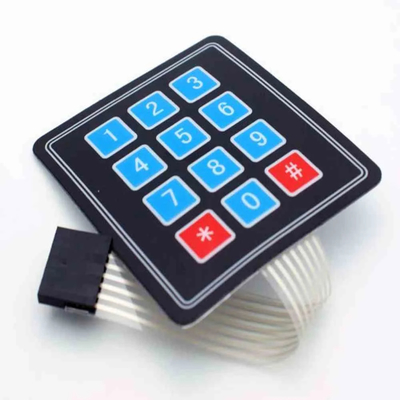 Customizable DC 5V Voltage Waterproof Membrane Keypad for Industrial Applications