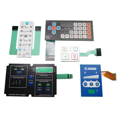 Customizable Waterproof Membrane Keypad Silkscreen Printing Durable Performance