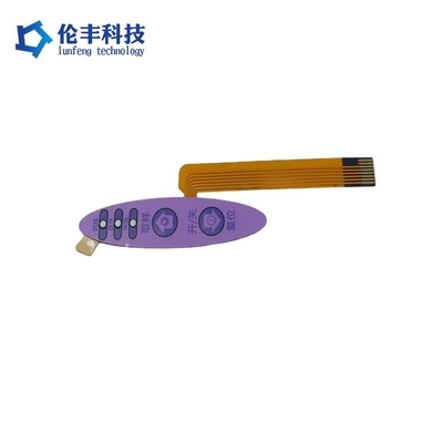 Good price Computer Keyboard FPC Membrane Switch with Screen Printing or Digital Printing and Customized Membrane Switch Overlay online