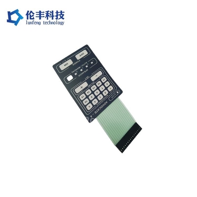 Good price Enhanced Productivity Plastic Membrane Switch with Silk Screen Printing Technology online