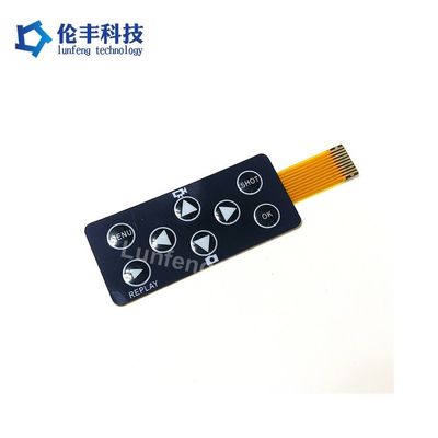 Good price Metal Dome FPC Membrane Switch with ZIF Connector Silicone Overlay Material Offering Electrical Performance and Durability online