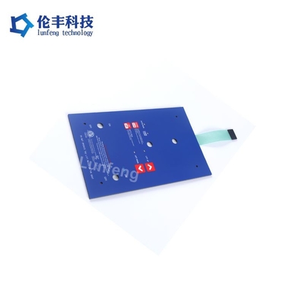 Medical Flat Membrane Keypad with DC 12V Voltage Rating and Wide Operating Temperature Range