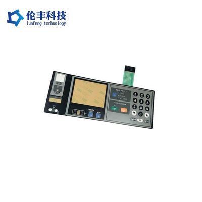Good price Orange Led Color Flat Membrane Switch Operating Temperature Range Minus 40 To 70 Degrees Celsius Overlay Pc 0.175mm Durable online