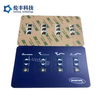 Good price Customized Size Graphic Panel Overlay with Excellent UV Resistance and Embossing Key Option online