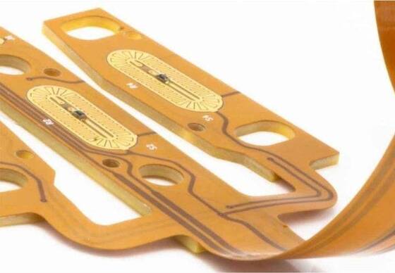 Good price 0.05mm Minimum Trace Width FPC Flexible Circuit Board with Yellow PI Film Solder Mask and Gold Plating for Compact Electronics online